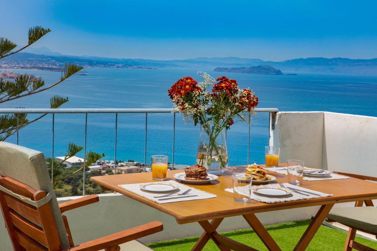 Sunset Home With Sea View 하니아 외부 사진